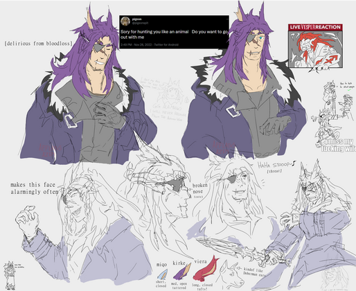 My own art, ft her 'nemesis' Kai Vespertine